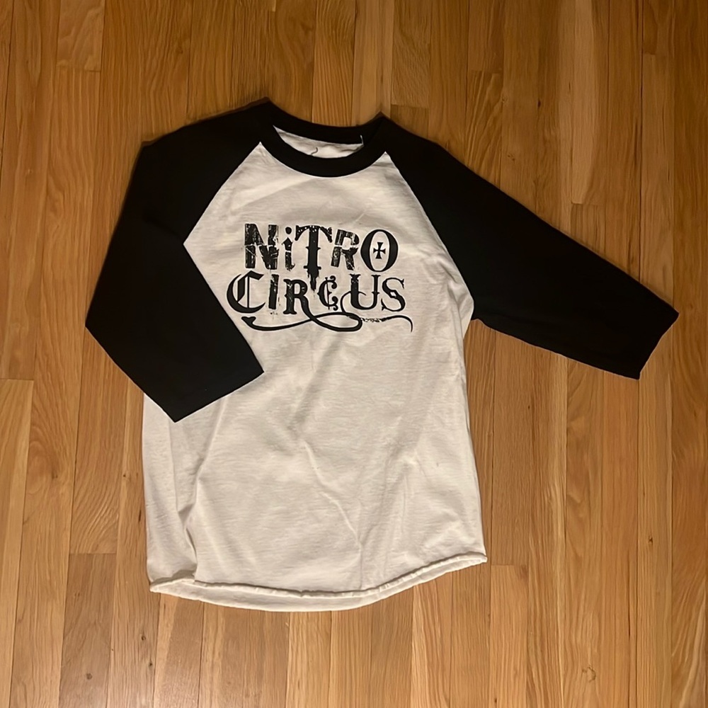 Nitro Circus Raglan T Shirt Size M